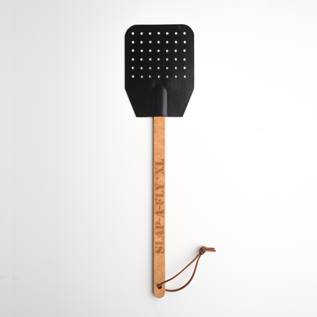 Black Slap-a-Fly XL with Herculite 80 slapper-head and 5-ply aircraft spruce handle. 